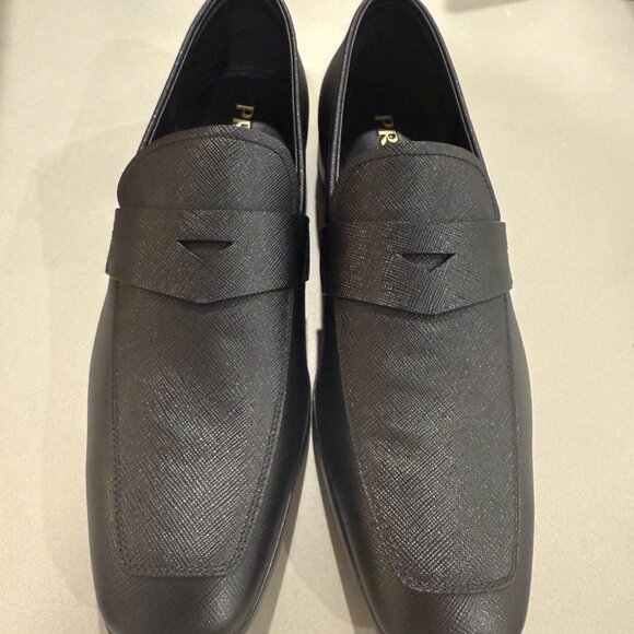 Prada Saffiano Leather Penny Loafer (Men), BRAND NEW!